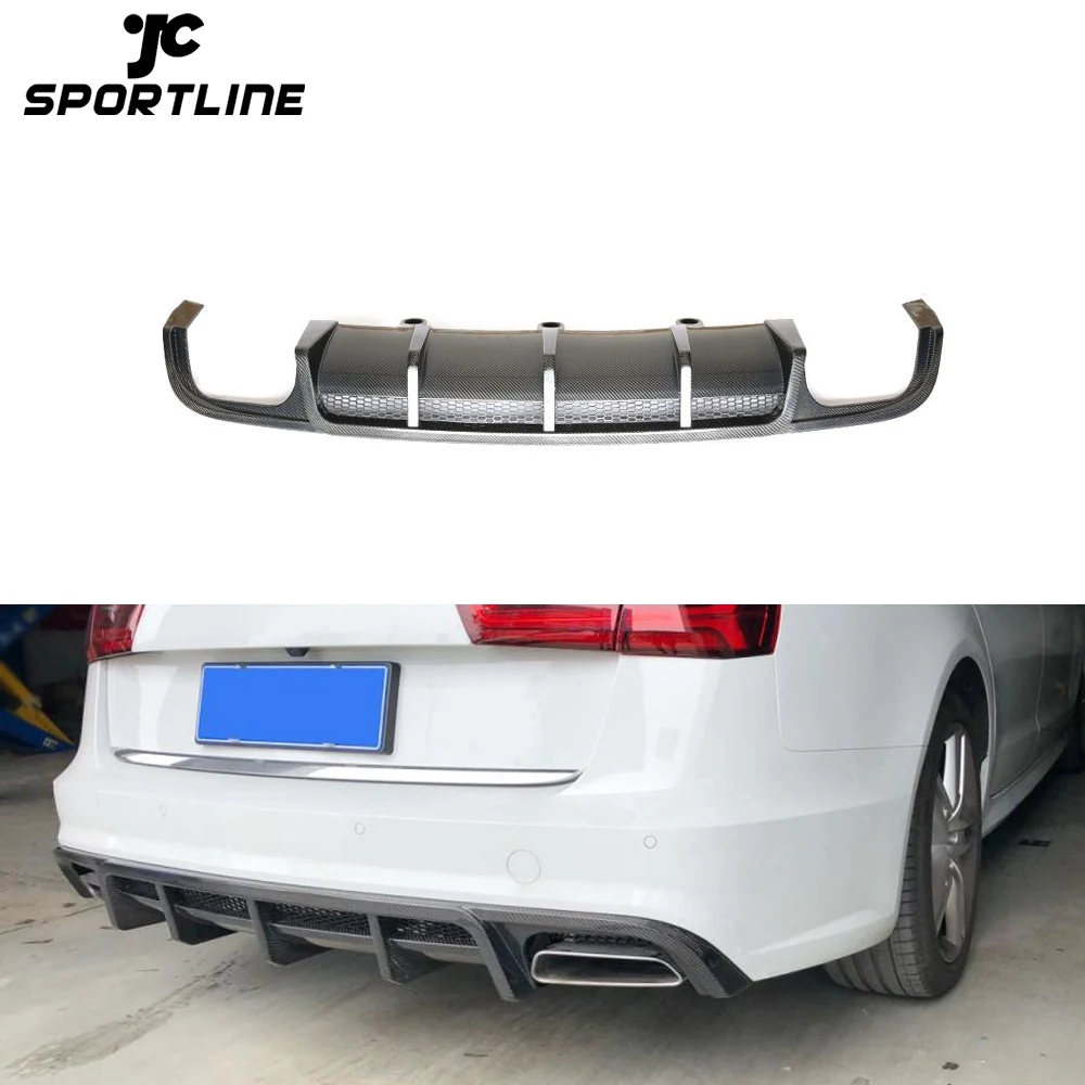 Carbon Fiber S6 Rear Bumper Diffuser Lip For Audi S6 A6 C7 Sline 5-door  Avant 2016 2018 - Buy S6 Rear Bumper Lip,S6 Carbon Fiber Rear Lip,Rear Lip  For Audi S6 Product on Alibaba.com