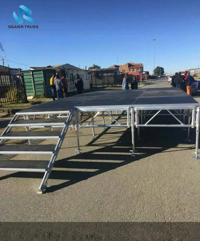 Заводская поставка алюминиевая сцена/сценическая платформа/Свадебная сцена небольшая концертная сцена