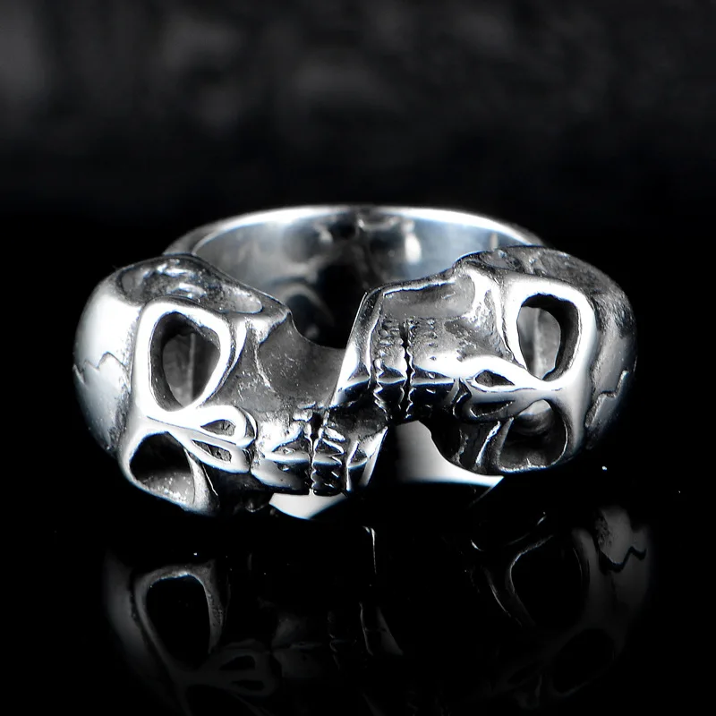 [JD愛用] レア Double Skull Head Ring JD愛用] レア Double Skull Head Ring - メルカリ