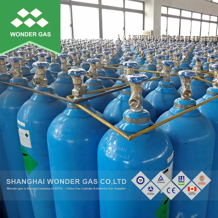 Высококачественные кислородные газовые баллоны емкостью 47 л для промышленного