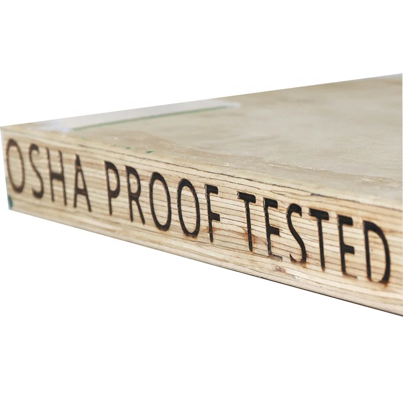 OSHA Proof test Pine LVL Scaffolding Plank with Competitive Price in Dubai