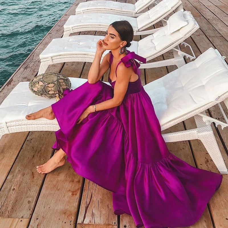 purple party dresses for women