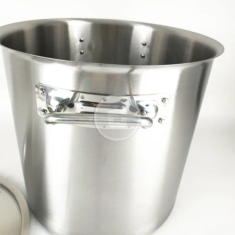 21L 50L 100L Insulation Stock Pot Wholesale Stainless Steel Industrial Cooking Pots