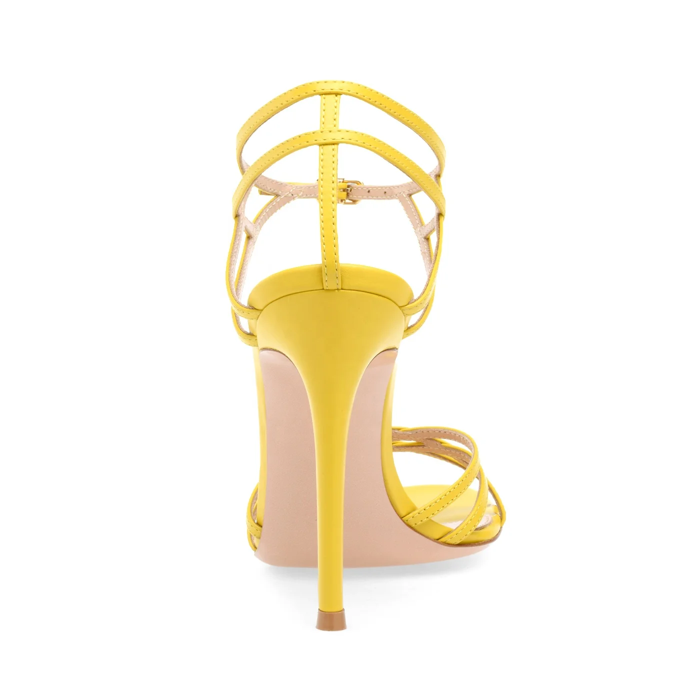 YELLO NEO BLACK HIGH HEEL SANDALS イエローM YELLO NEO BLACK HIGH HEEL SANDALS イエローM Yellow Neon