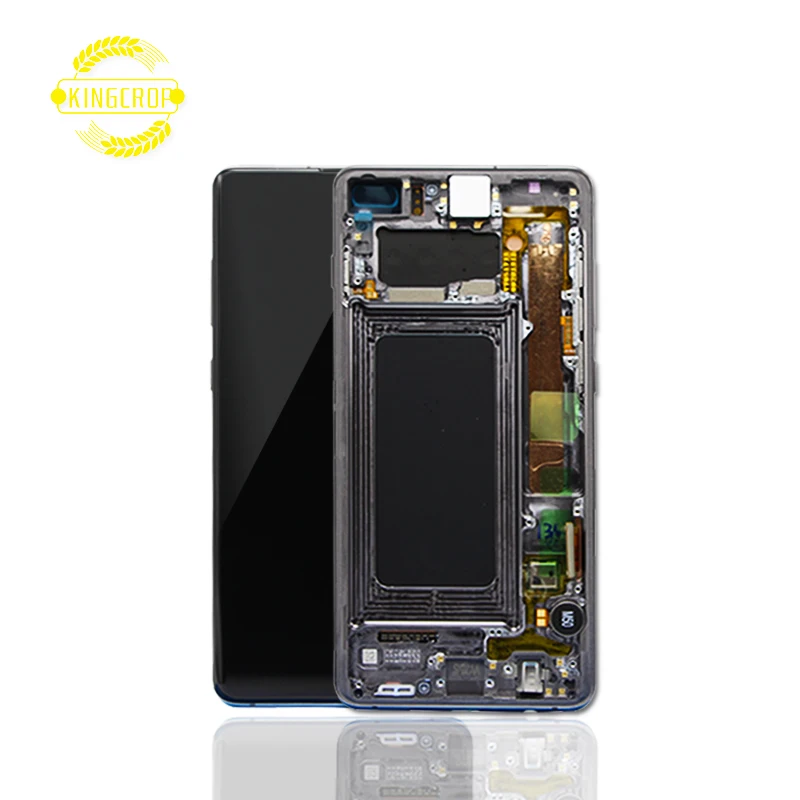 ЖК-дисплей для мобильного телефона Samsung Galaxy S10 S10 + сенсорный экран G973F G975F ЖК-дигитайзер, для Samsung Galaxy S10 S10 Plus ЖК-дисплей