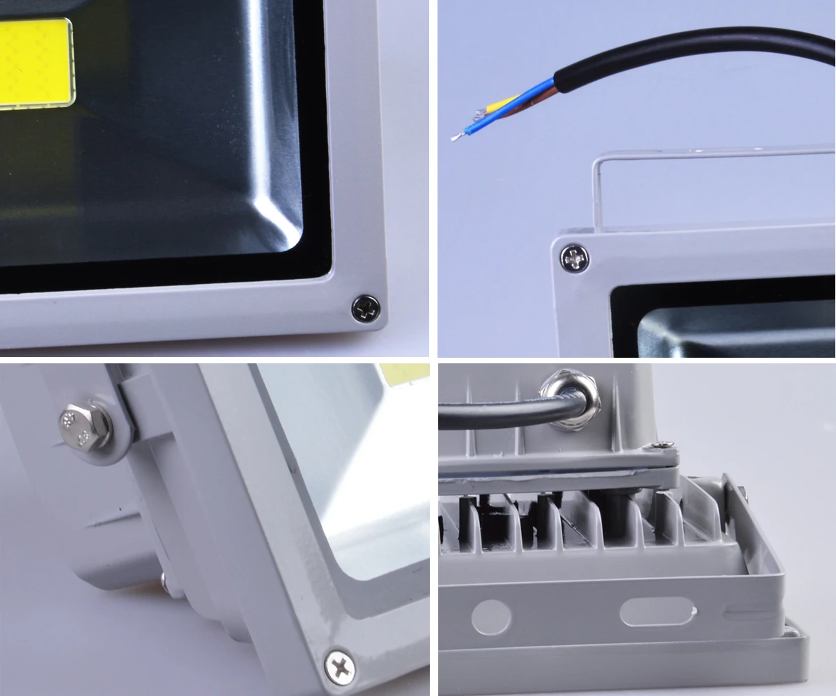 Наружный водонепроницаемый Светодиодный прожектор 10 Вт/20 Вт/30 Вт/50 Вт/70 Вт/100 Вт/200 Вт