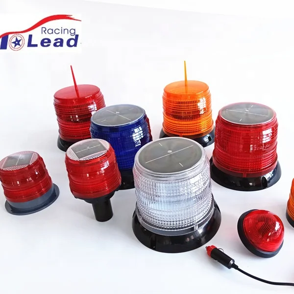 Strobe Beacon Flashing Solar Warning Light  Barricade  LED Tower Aviation Obstruction Aircraft Solar Traffic for Road