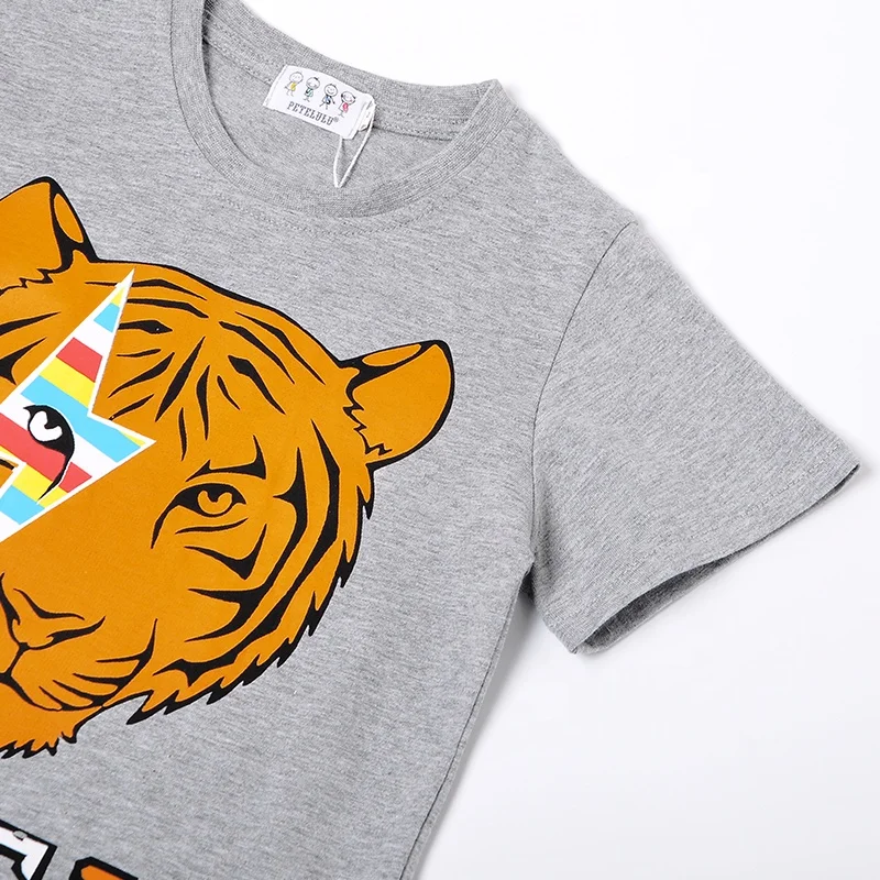 Детская хлопковая футболка с коротким рукавом