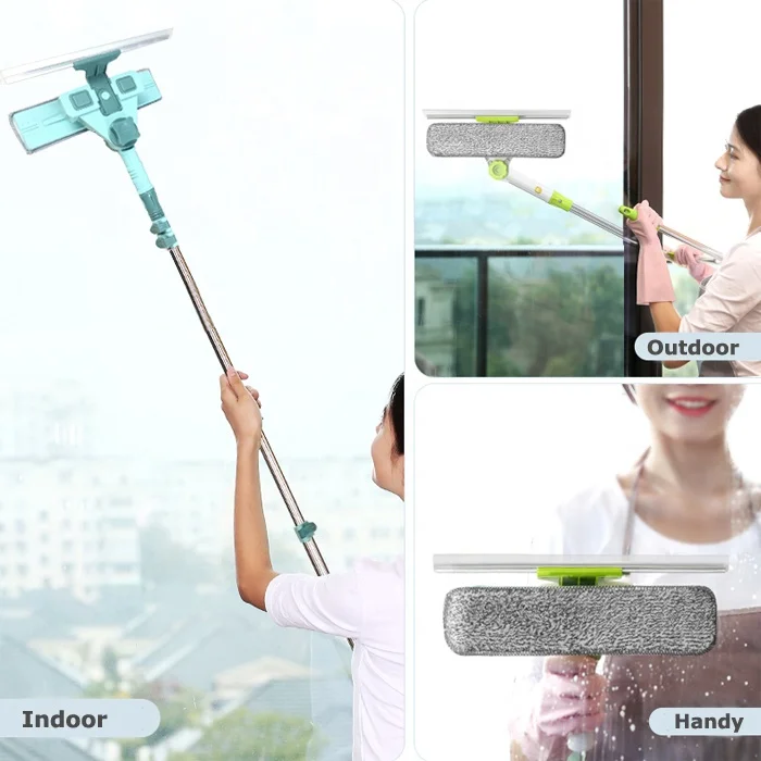 High Quality Glass Cleaning with 360 Degree Connector/Window Cleaner/Window  Wiper/Squeegee - China Squeegee and Window Clean price