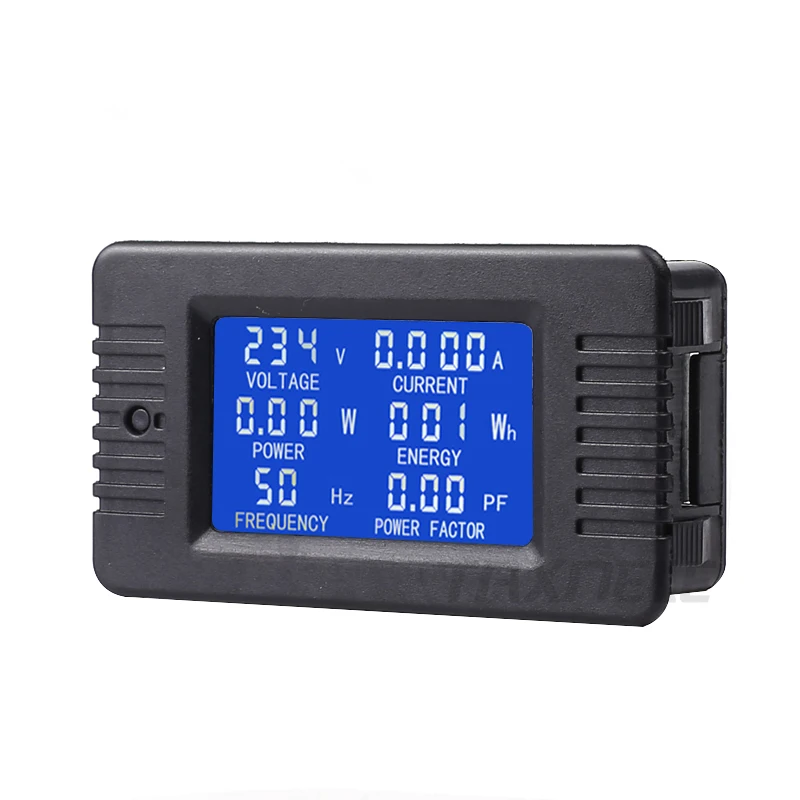 LCD AC 80-260V 0-100A Digital Voltage Volt Current Meter Panel Power Energy KG 