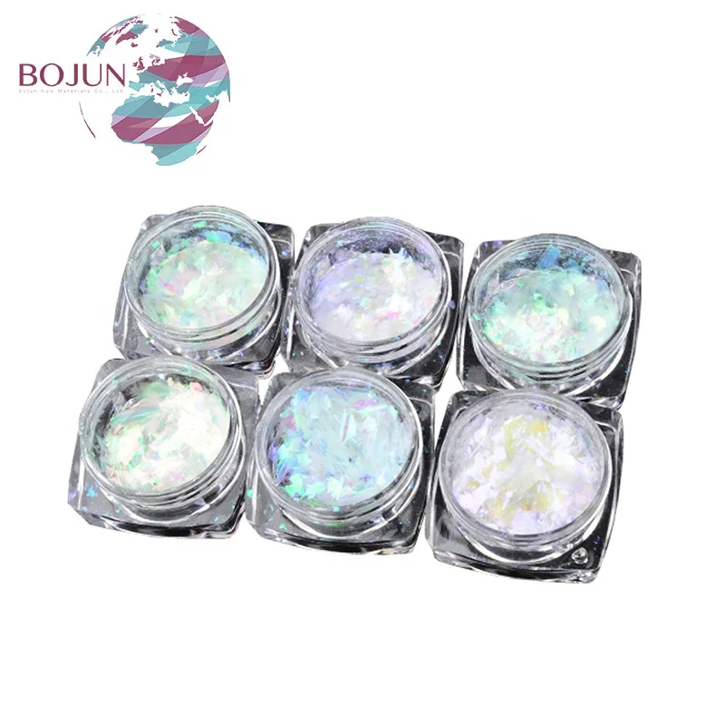 цена цвет радуги эффект нерегулярные гель лак прозрачный хлопья Хамелеон Multichrome Ногтей Порошок Shimmer дизайн ногтей