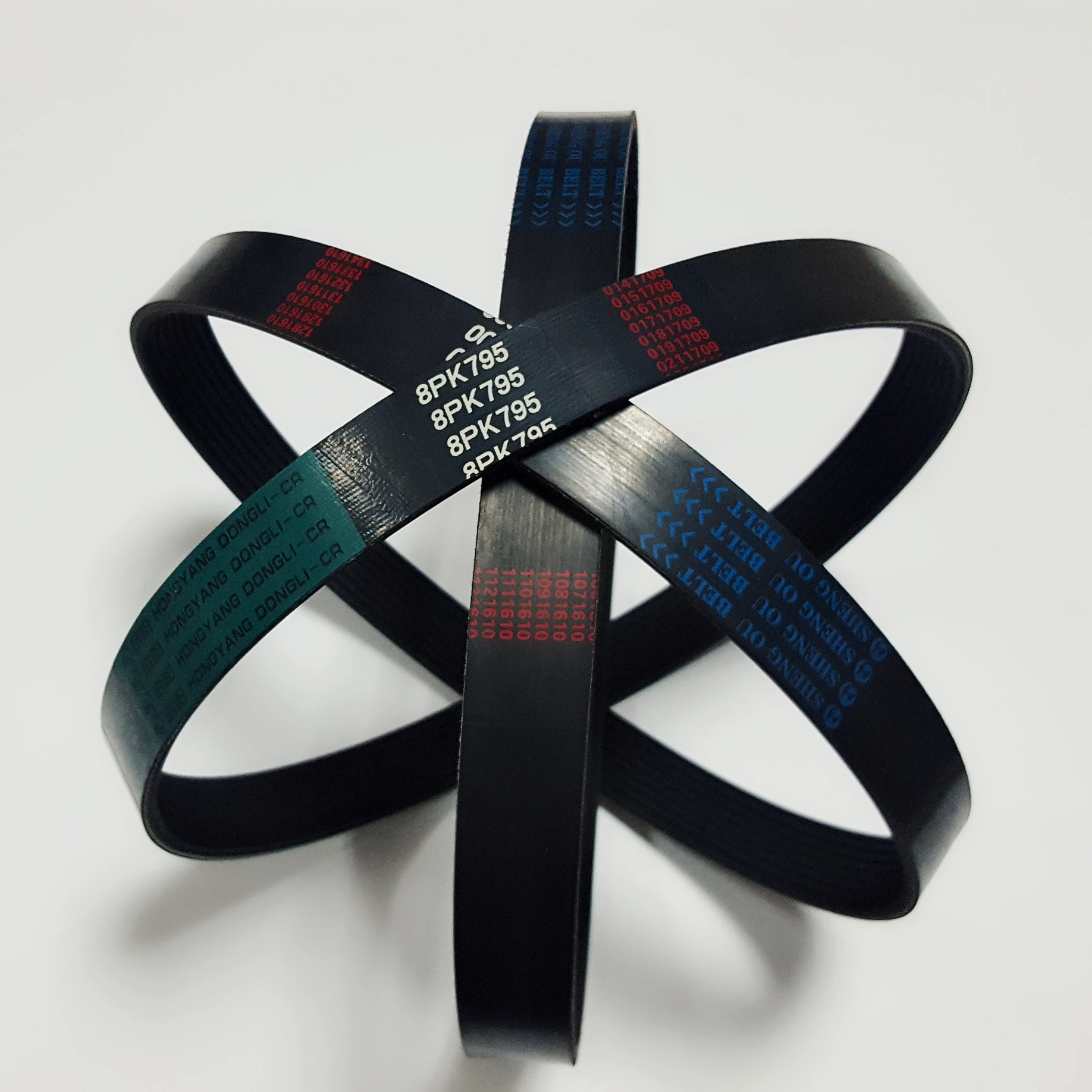 SHENG OU PK Ribbed V Belt - High Abrasion Resistance