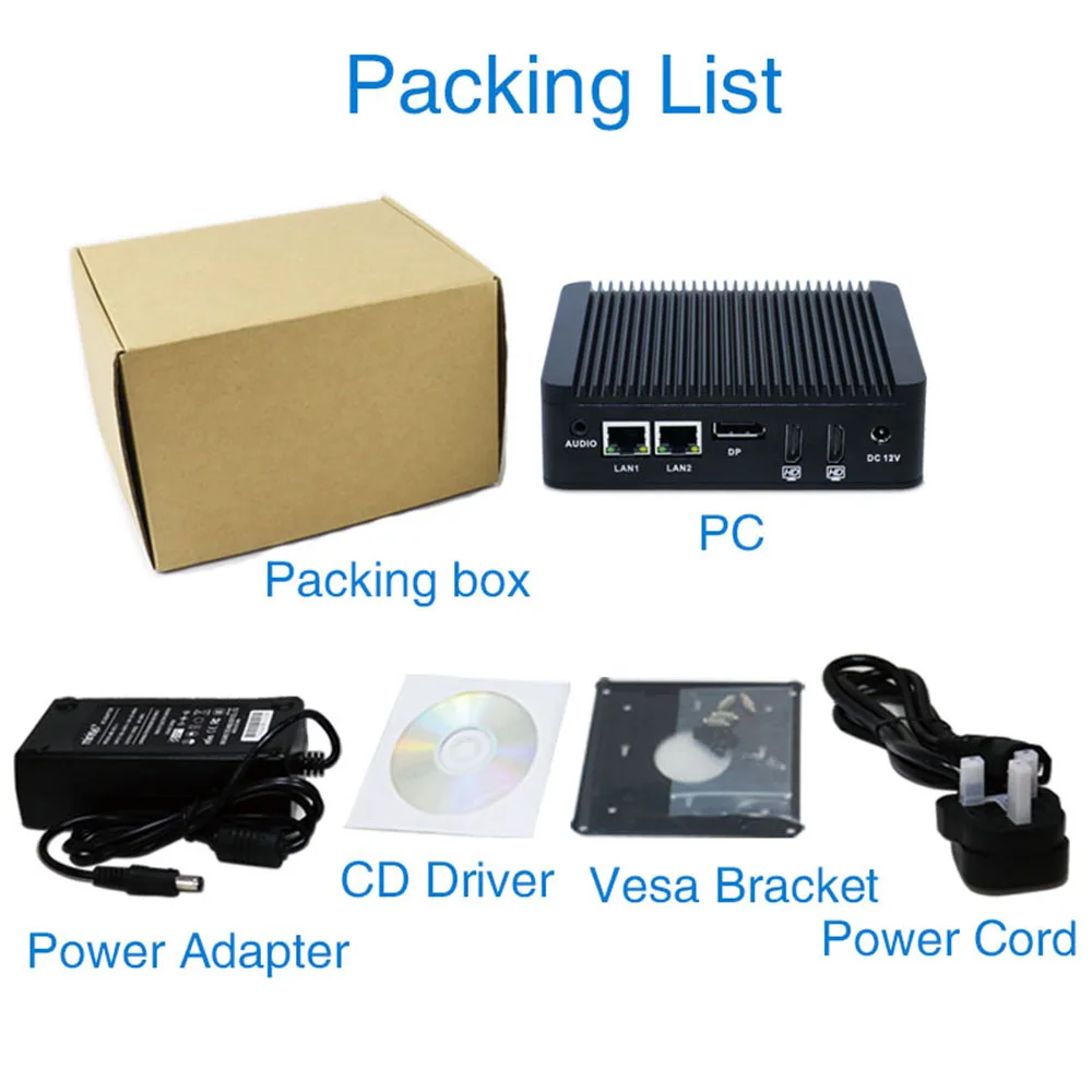 Mini PC IBOX501 N5, CPU Pentium N3700, RAM 2GB, 3 Display Port
