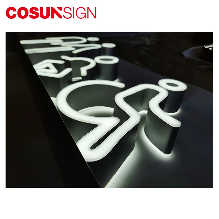 Выгравированная табличка для туалетной двери со светодиодной подсветкой