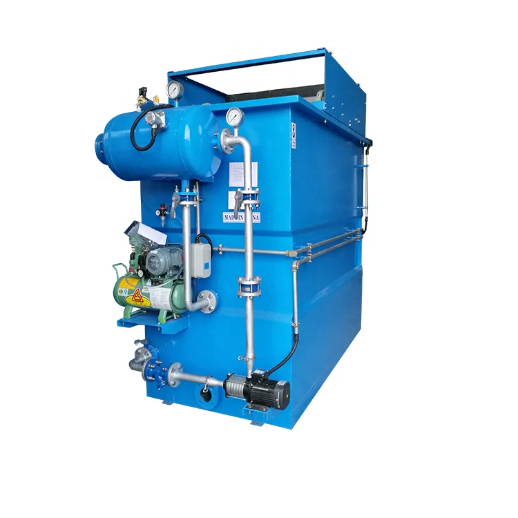 Water Pollution Control Equipment DAF Dissolved Air Flotation Machine Removal SS BOD