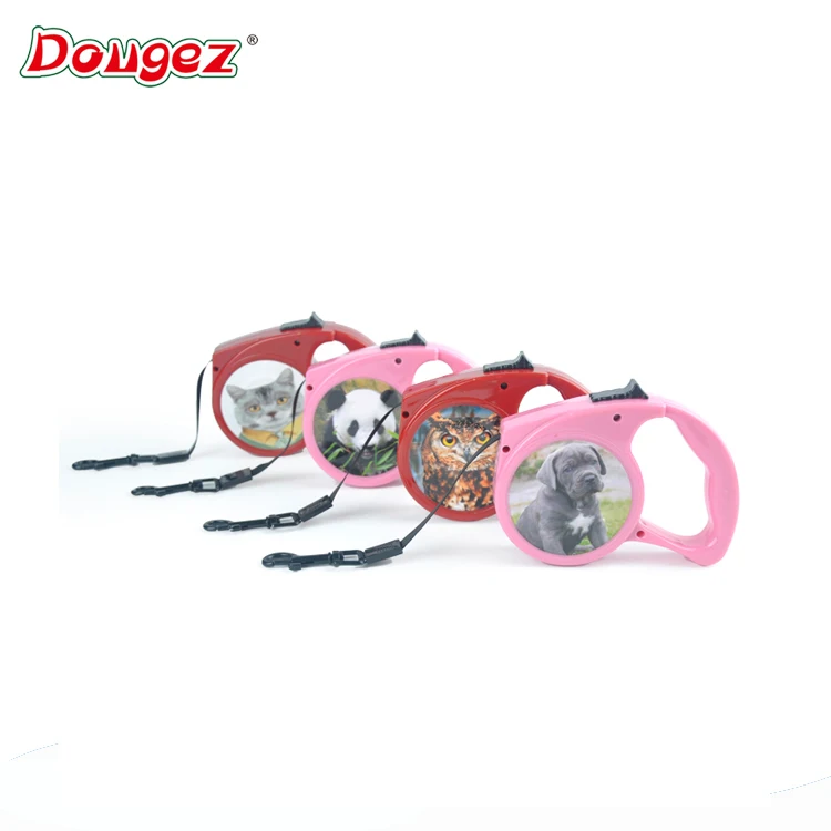 Новый стиль мини творческий выдвижной поводок собаки 3 м