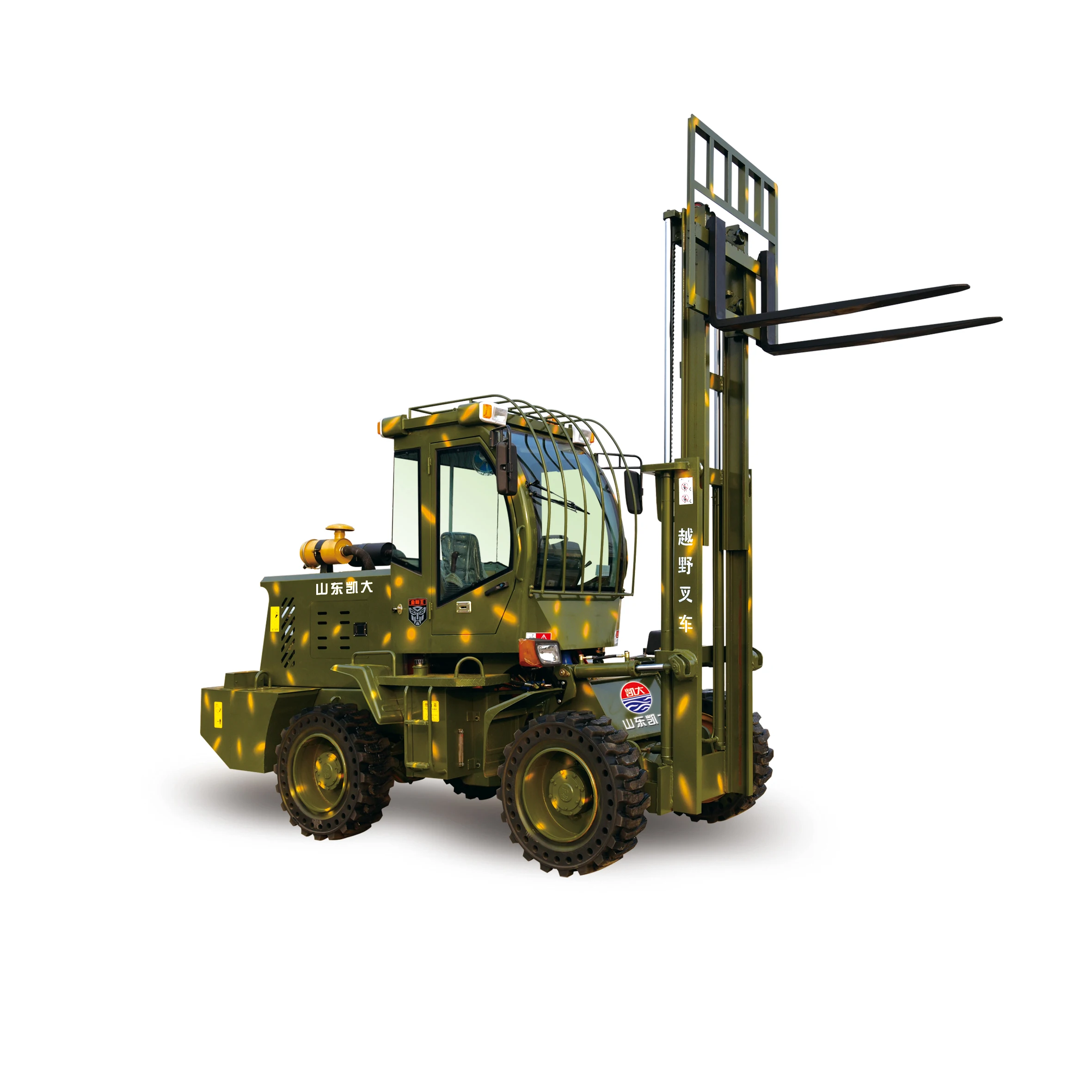ce certification of cross-country forklift for rugged terrain 3