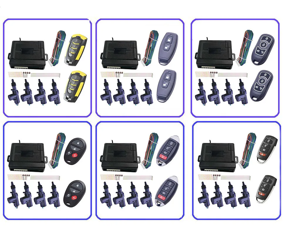 Автомобильный Центральный дверной замок T223, система без ключа, с дистанционным управлением, с сигнализацией