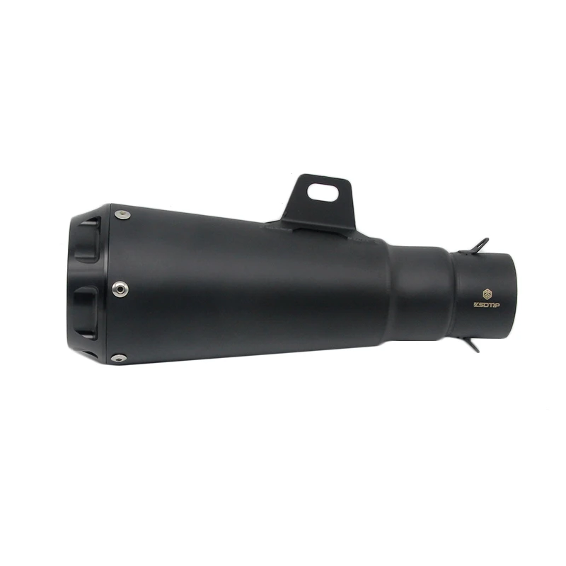 SCL-2018030036 черный производительность мотоцикл выхлопной трубы глушитель