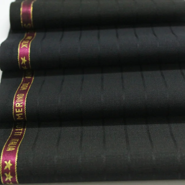 Хорошая продажа широкая полоса для готового штока Мерино камвольная Мужская шерстяная смесь ткани