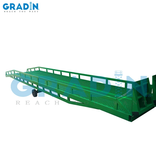 Yard Ramp Made in China  Portable Steel Dock Platform for Sale Hydraulic Vertical Loading Dock Lift Table Goods Loading Ramp