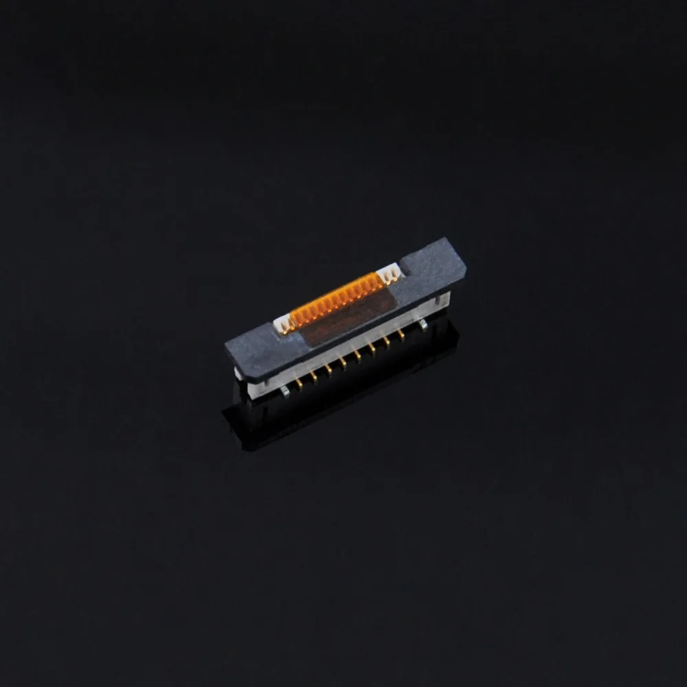 Low price 0.5mm pitch FPC/FFC connector H4.3 with wide lock gold-plating