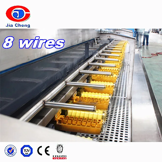 JIACHENG Multi Wire Drawing Machine With Annealer for 8 Wires