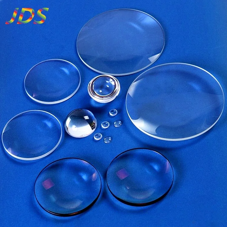 Диаметр 6 мм, фокусное расстояние 8 мм BK7 или K9 плоская выпуклая линза