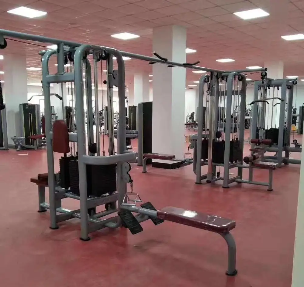 多機能フィットネスマシンクロスフィットジムマシン4スタックマルチ