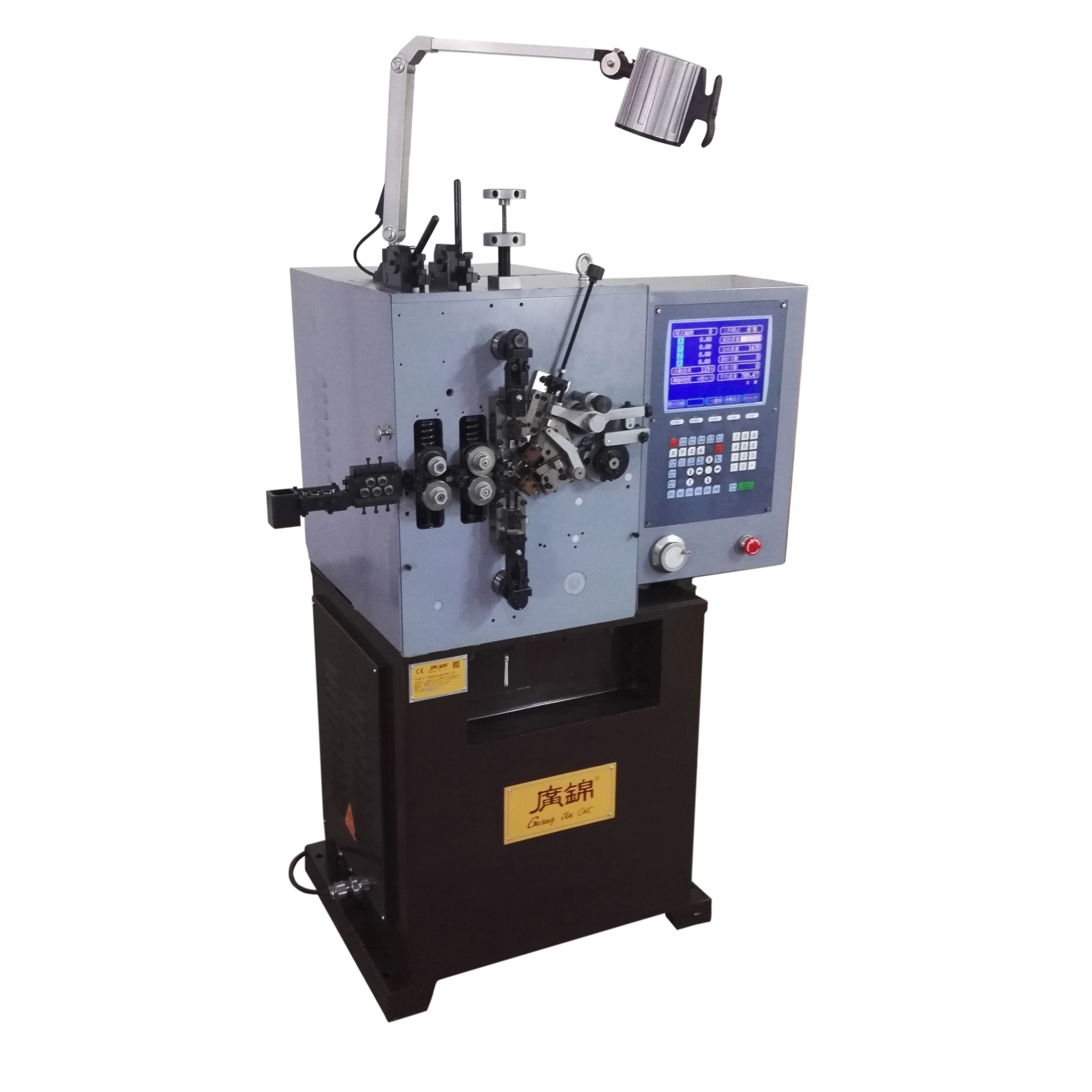 Garter Spring Making Machine 4 Axis 2 mm Canted Spring Coiling Machine CNC Compression Spring Machinery