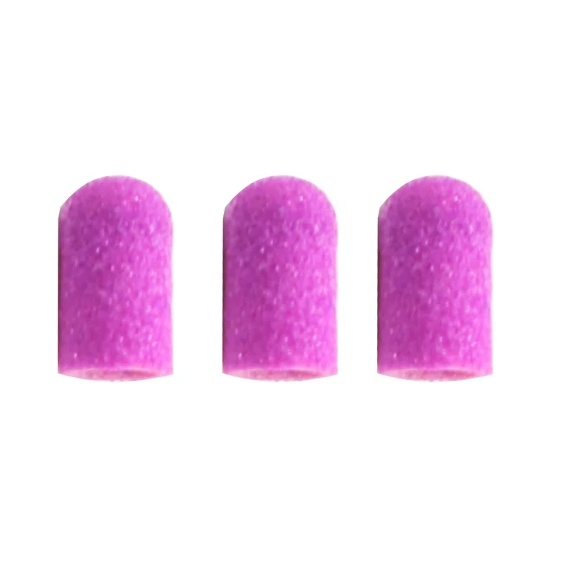 2022 завод Fangxia, высокое качество, 100 шт., 5 мм, зернистость 180 #, шлифовальный колпачок для маникюра и педикюра