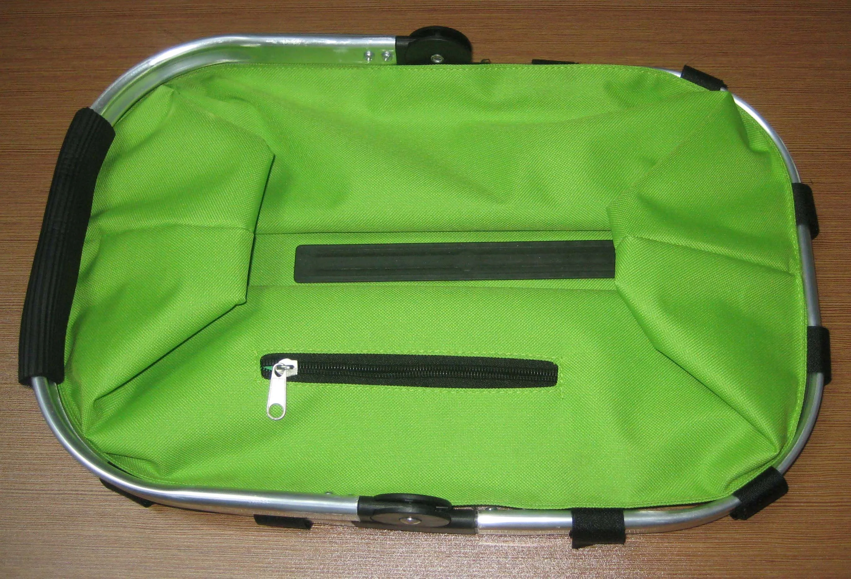 
 Складные алюминиевые мини-корзины для покупок с ручкой  