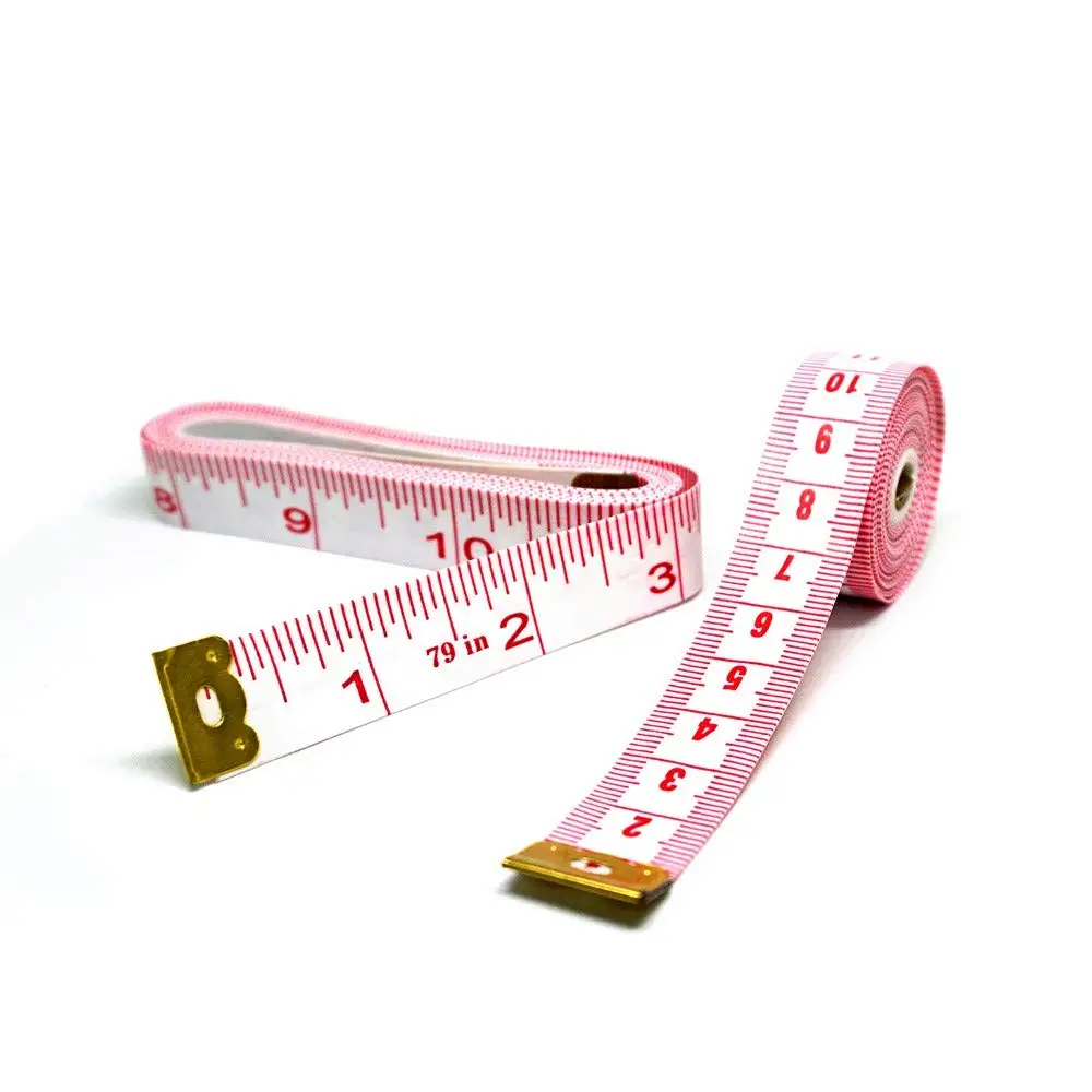 body measure tape 60 inch 150cm tretractable wais tape measure  Fitness Caliper automatic body measurement tape