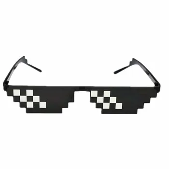 Wholesale Deal With It Glasses 8 bits Mosaic Pixel Sunglasses Men Cosplay Party  Eyewear thug life Popular Around the World From m.