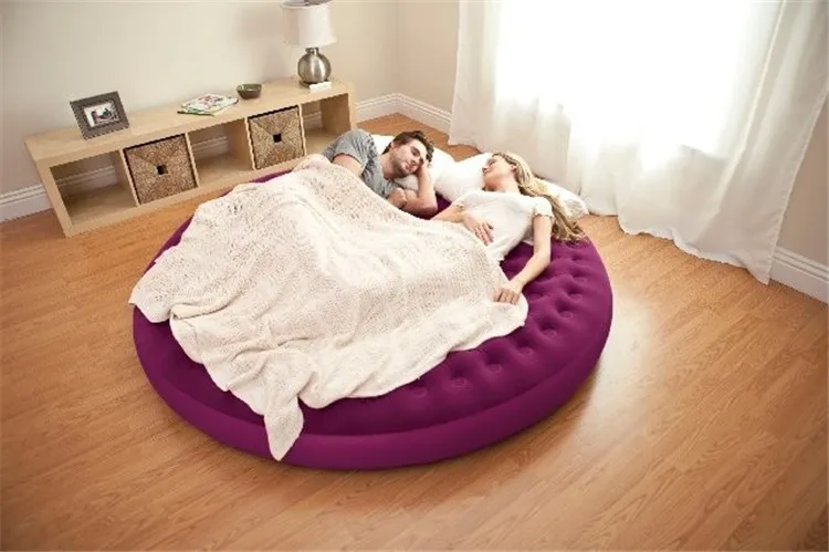 Intex 68661  Round Shape   Living Room Sofa Bed  with Backrest Armrest    Mult-function   Inflatable  Airbed