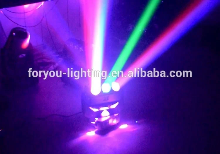 Mini Elation ACL 360 ROLLER Pro Stage Disco DJ Party Infinite Rotate Light Sharpy Beam 9x10W RGBW 4IN1 QUAD LED Moving Head