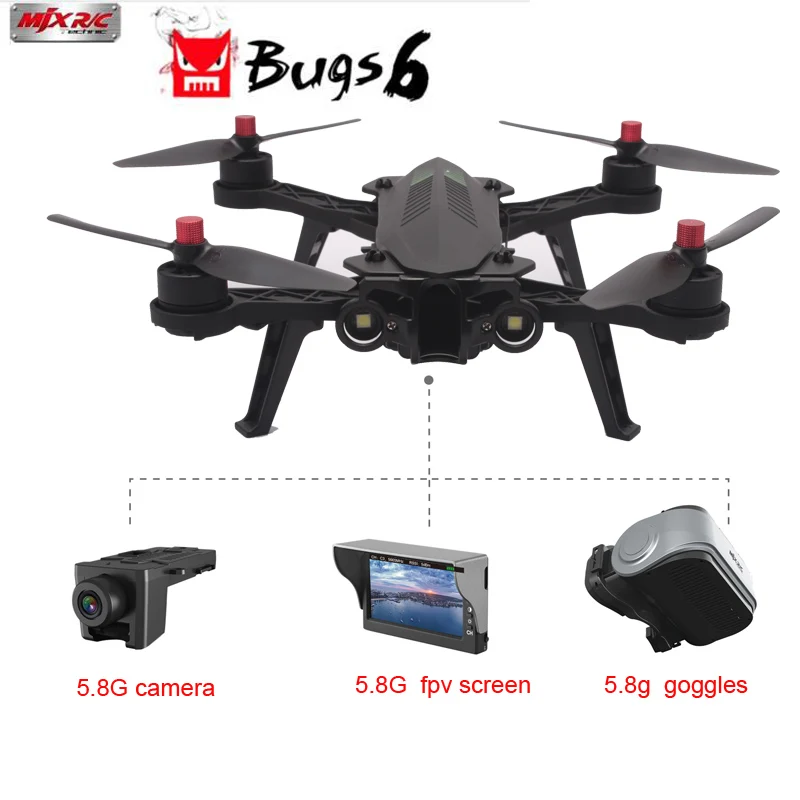MJX Bugs B6 Brushless RC Drone High Speed FPV Camera