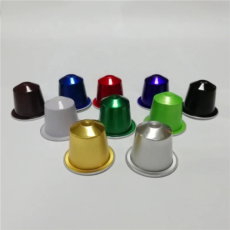 
 Маленькая кофейная капсула из алюминиевой фольги в форме nespresso с крышкой на заказ  