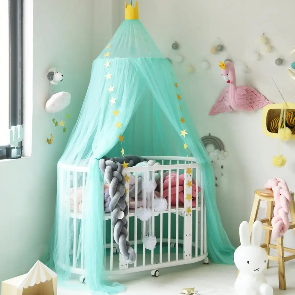 Kids Bed Canopy Bedcover Mosquito Net Curtain Bedding Dome bedroom Tent