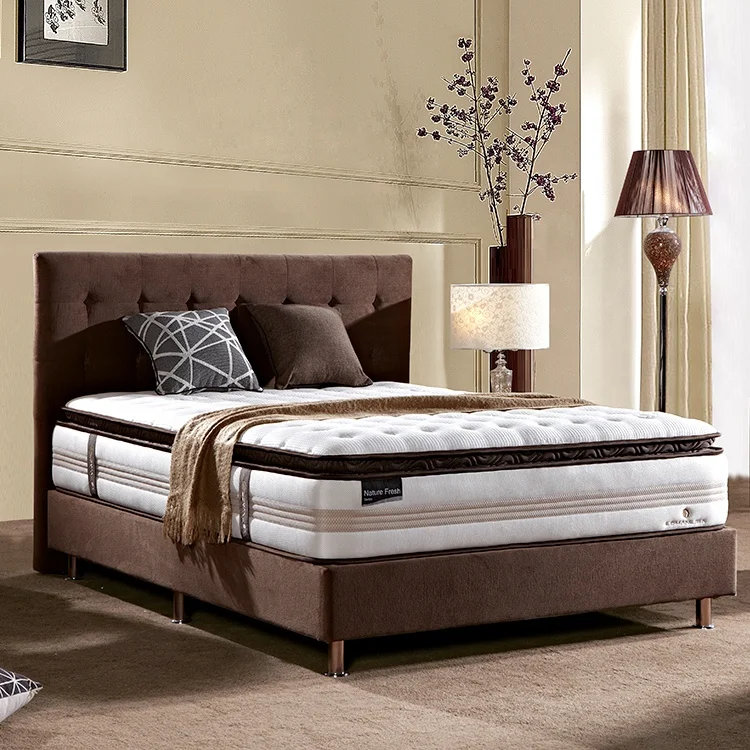 Luxury comfort Sleeping 5 Star Hotel Style Compress Box Super Soft Foam Sponge Pocket Spring Mattress Prices