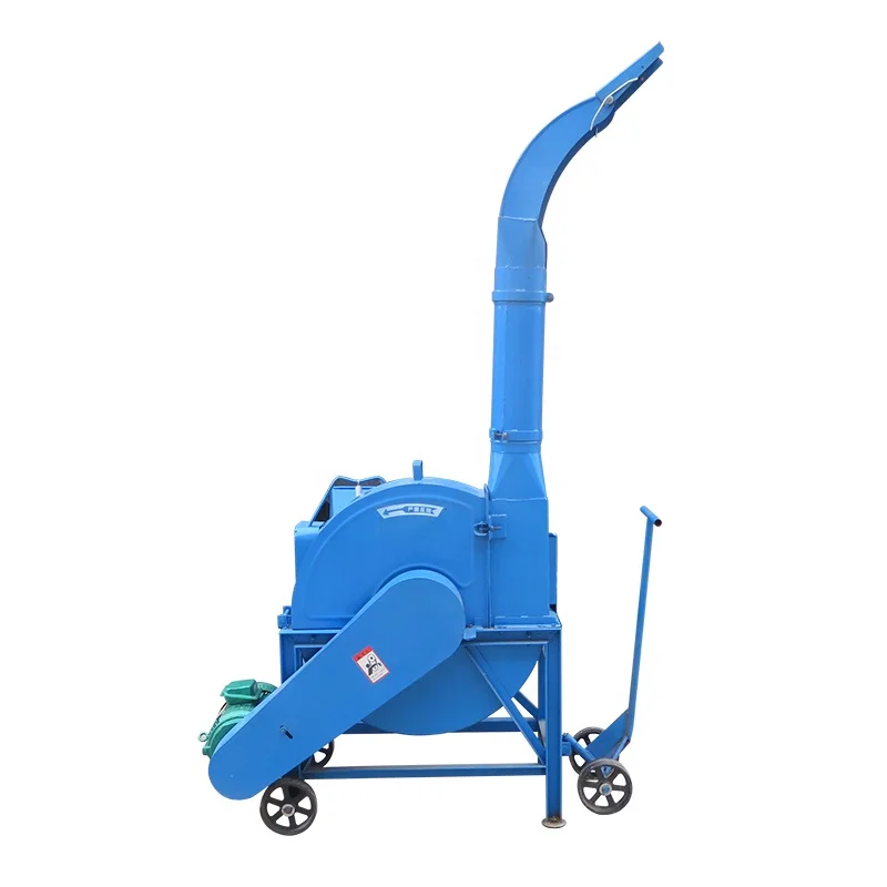 High Output Straw Bale Chopper Elephant Grass Cutting Machine Chaff Cutter Uganda