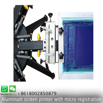 6 Color 6 Station Rotary Silk Screen Printing Machine with Micro