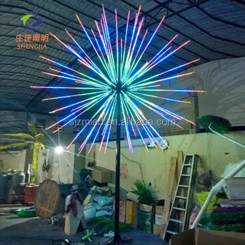 LED decorative artificial Waterproof multi-functional palm and coconut tree lights tradition