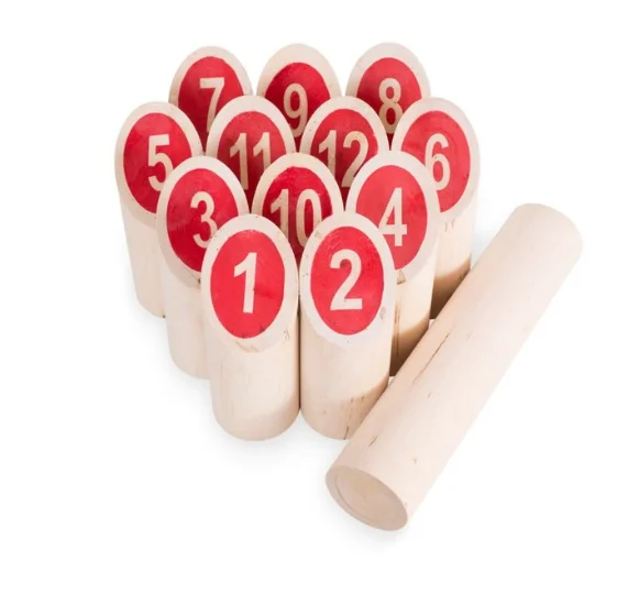 
Деревянный номер kubb, лучшая уличная игра 