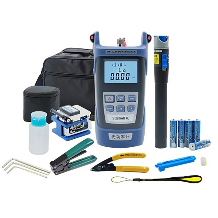 Zoostliss FTTH Fiber Optic Tool Kit With Medidor FIBRA Optica and Visual Fault for sale online 
