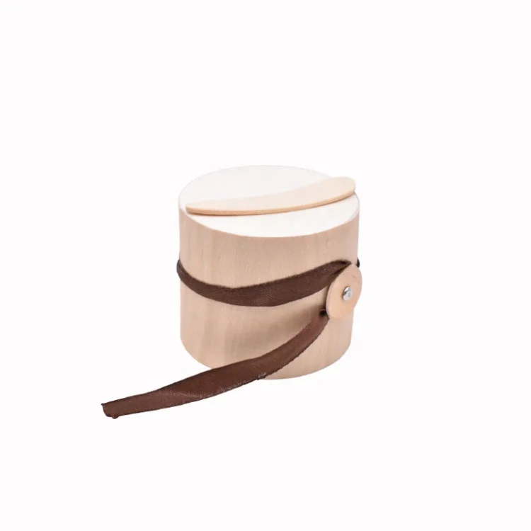 7*1.7cm clay coconut oil flatware small bamboo spoon with logo engraving