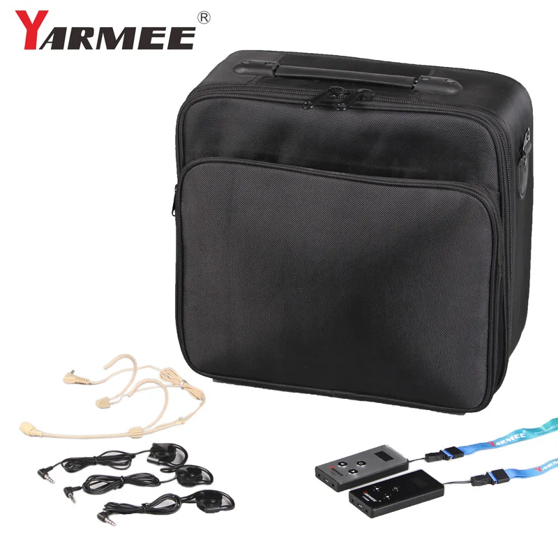 Система аудиогида частного производства, беспроводная гарнитура с шепотом/микрофон на лацкане, система экскурсионного гида YT200