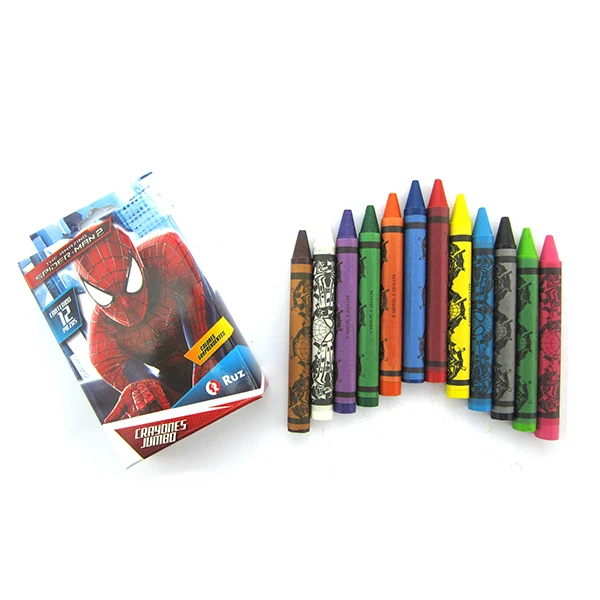 12 Color 8.8cm Mini Crayons with Custom Logo Pack - China Custom Logo Crayon,  Mini Crayon