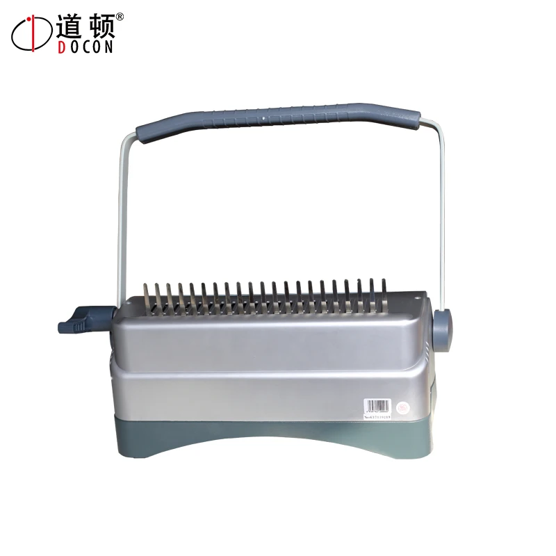 A4 Size Plastic Comb Binding Machine With Cheaper Price Comb Type Rubber Ring Clamping and Pressing Binding Machine