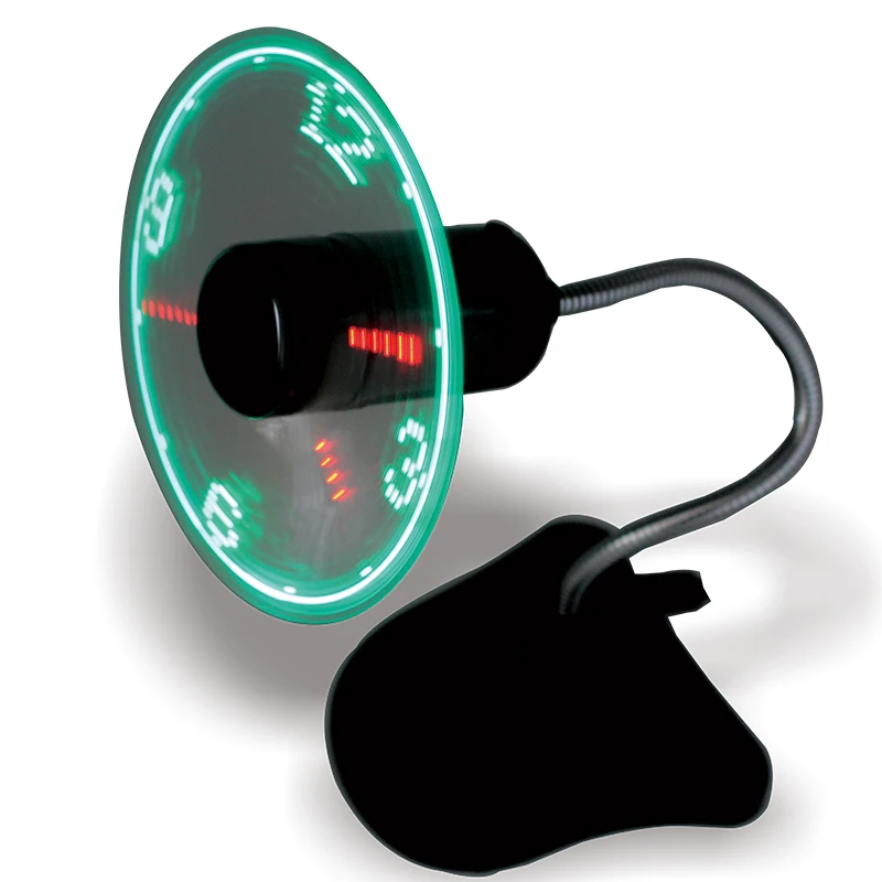 Портативный Гибкий Настольный светодиодный вентилятор с гусиной